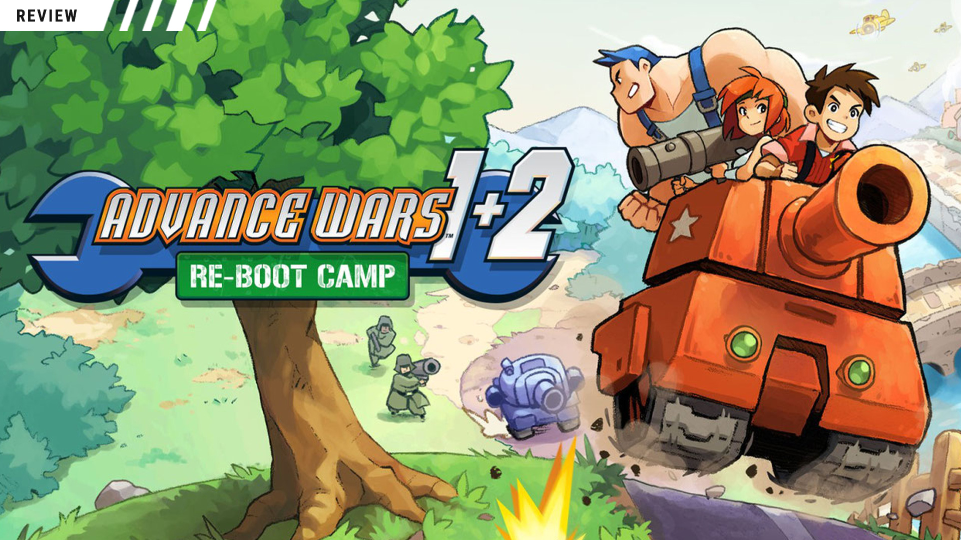 Titelbild zum Remake Advance Wars 1+2: Re-Boot Camp von WayForward für Nintendo Switch