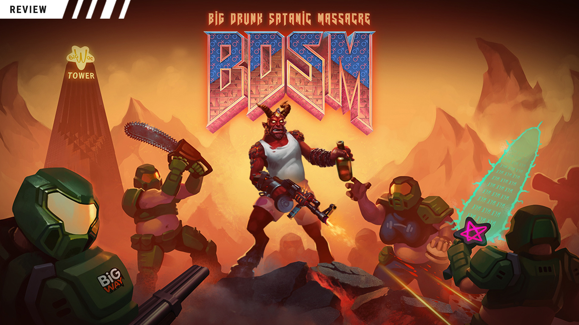 Titelbild zu BDSM: Big Drunk Satanic Massacre von Big Way Games