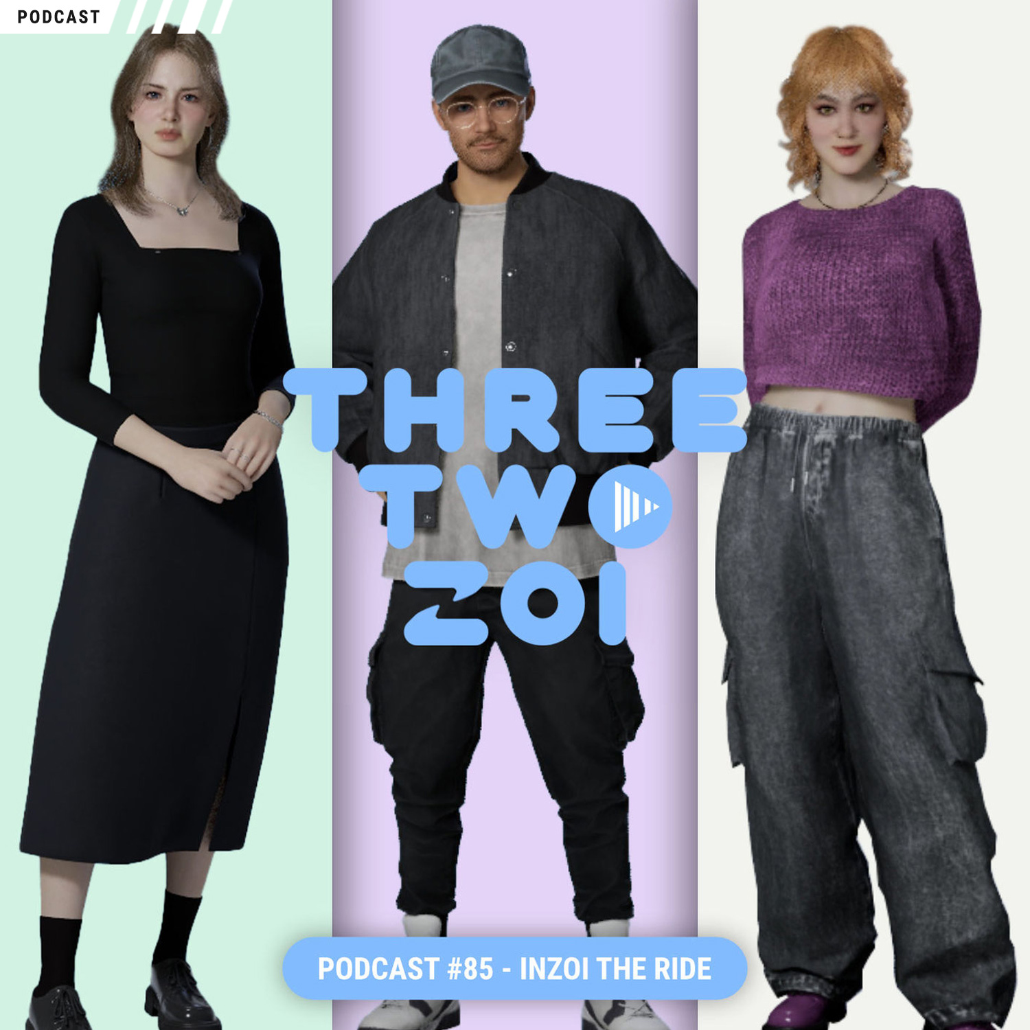 ThreeTwoPlay Podcast #85 – InZoi The Ride