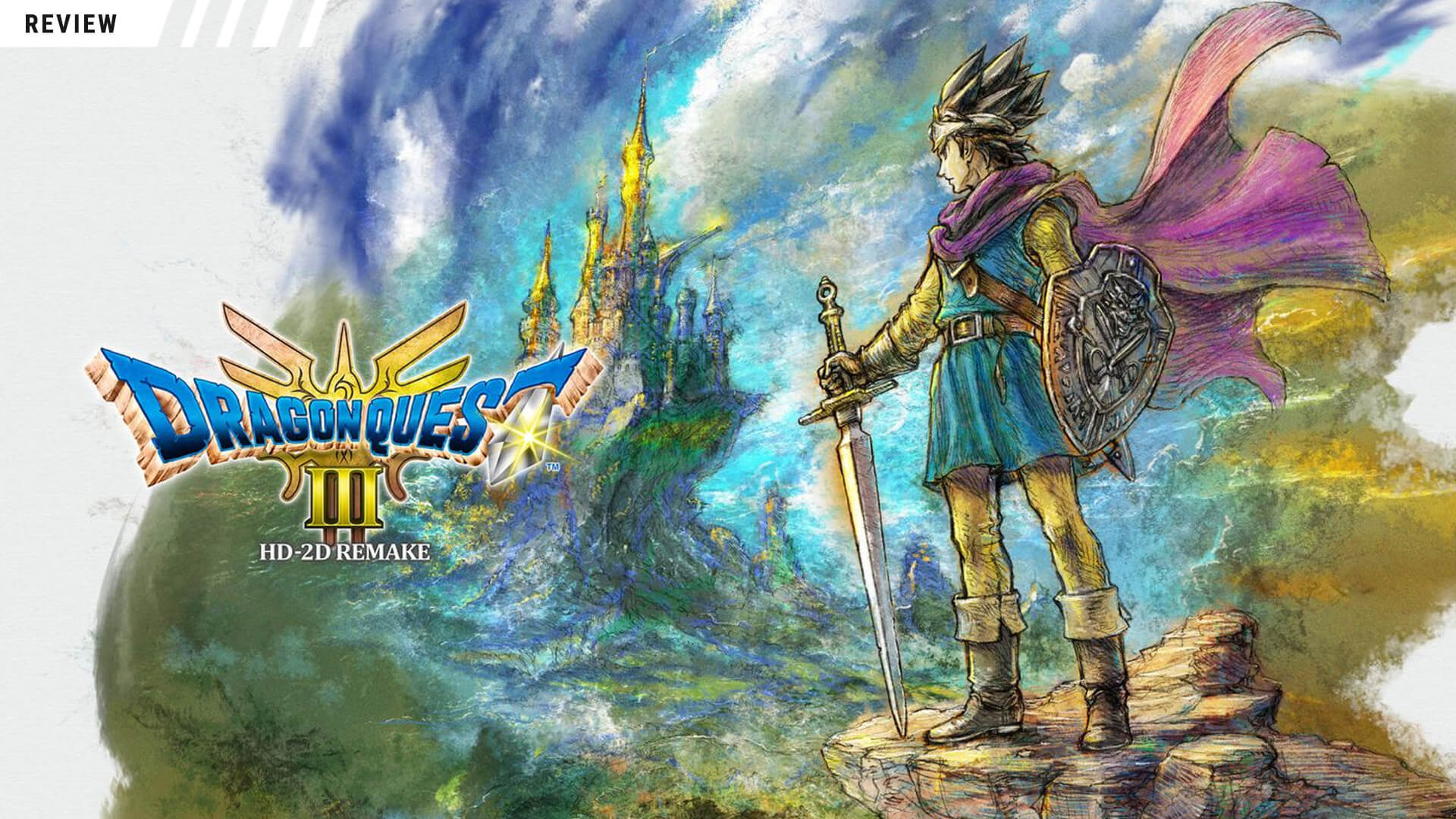 Titelbild zu Dragon Quest III HD-2D Remake von Square Enix