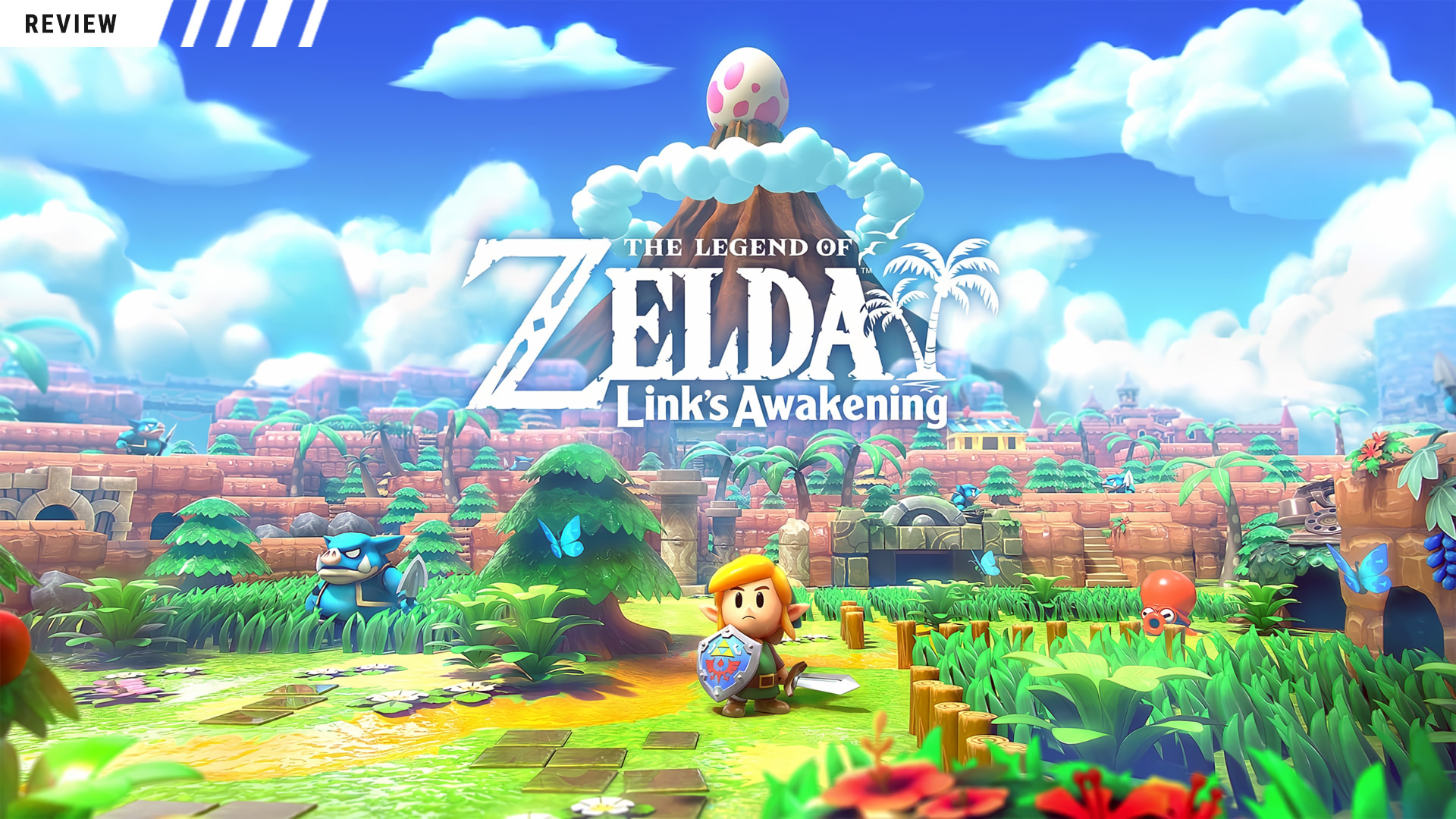 Titelbild zum Remake von The Legend of Zelda: Link's Awakening für Nintendo Switch