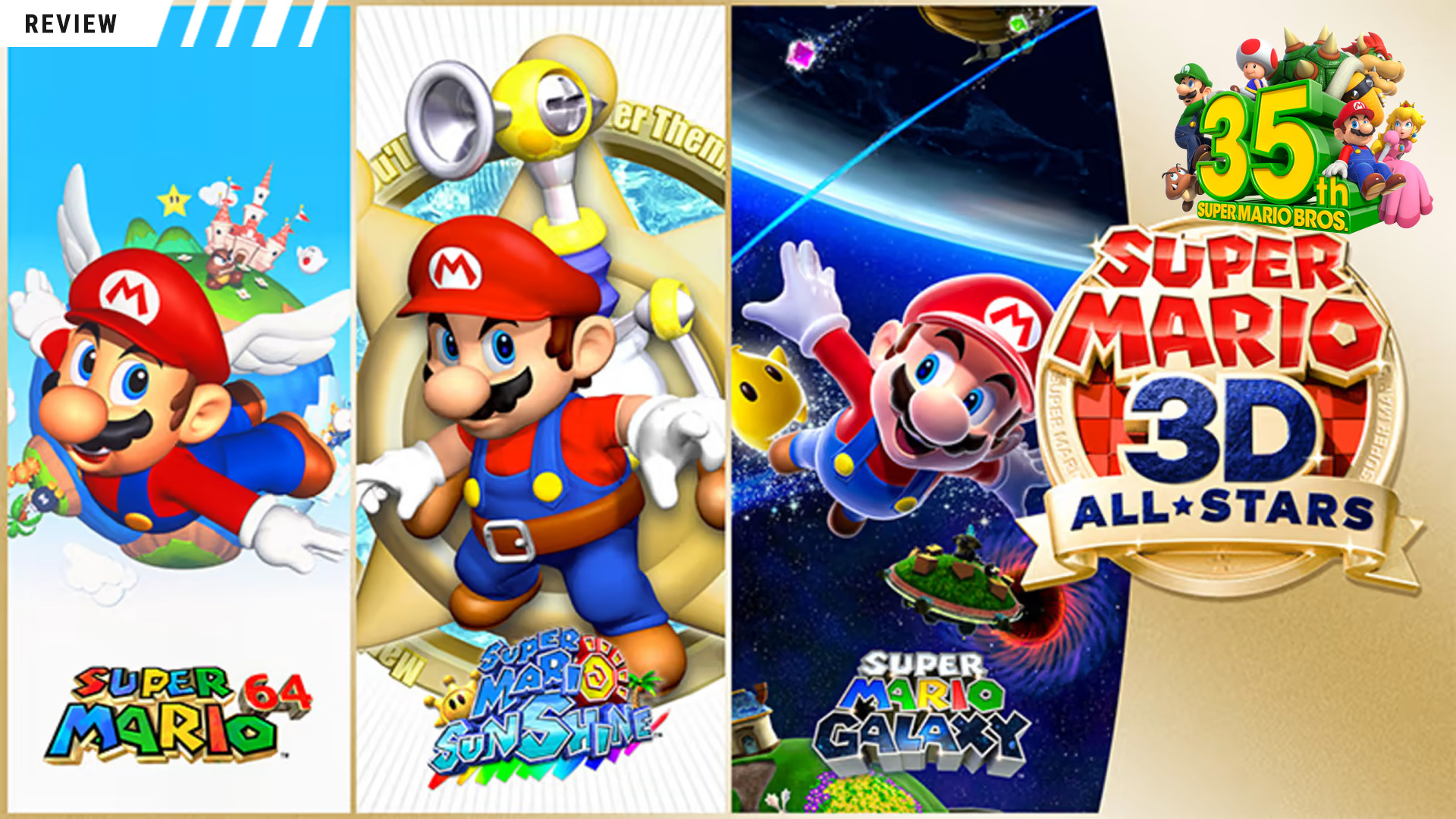 Titelbild zu Super Mario 3D All-Stars für Nintendo Switch