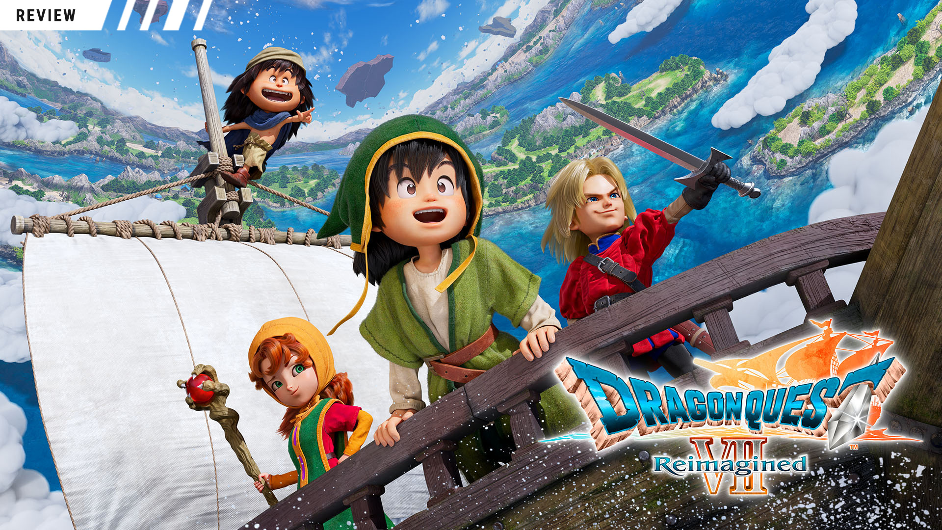 Titelbild zu Dragon Quest VII Reimagined von HexaDrive und Square Enix