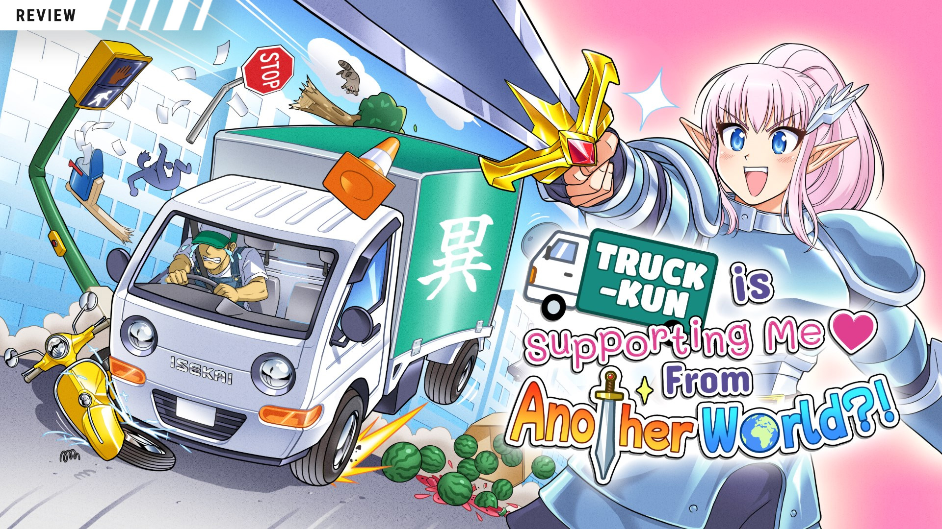 Titelbild zu Truck-kun is Supporting Me from Another World?! von Strange Scaffold